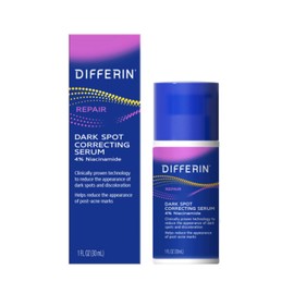 Dark Spot Correcting Face Serum by the makers of Differin Gel, Dark Spot Correcting Serum, Gentle Skin Care for Acne Prone Sensitive Skin, 1 oz
