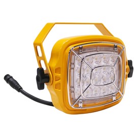 LED Square Dock Light Head - 30W - 4200 Lumens | 5000K Daylight, Wide Beam Angle - Energy Efficient Outdoor Lighting for Docks, Garages, and Pathways - AC100-277V Compatible