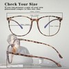 Dolarosey 2 Pack Blue Light Blocking Glasses Oversized Frame for