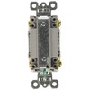 TradeMaster 15A120V Decorator Switch Four Way in White