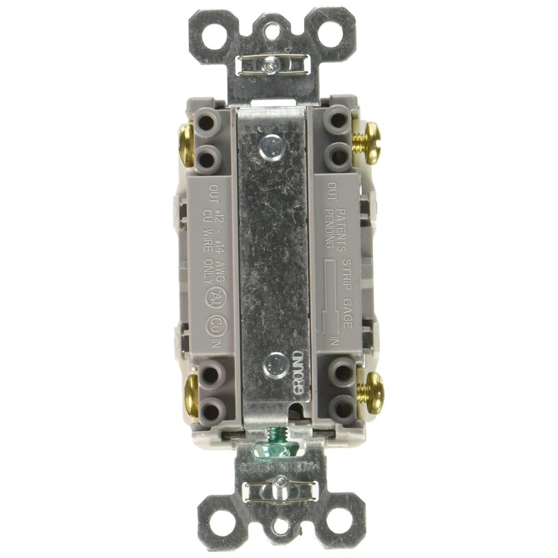 TradeMaster 15A120V Decorator Switch Four Way in White