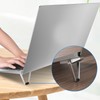 2Pcs Metal Folding Laptop Stand Portable Mini Support Base Raised
