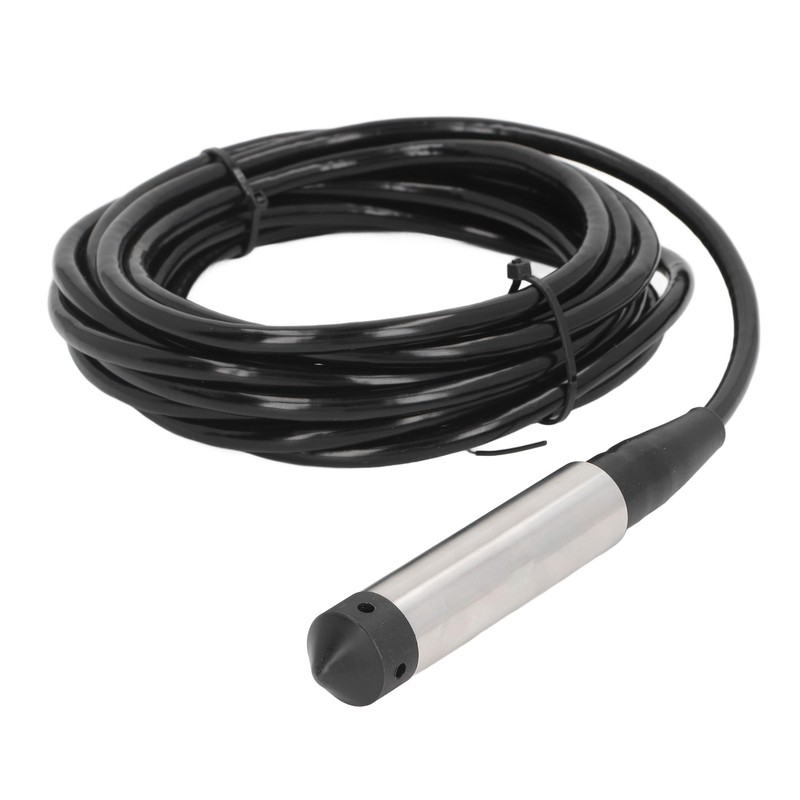 Liquid Level Transmitter Submersible Water Sensor Detector 4‑20mA DC12‑30V Stainless