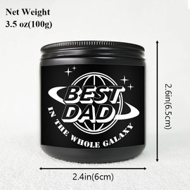 Lavender Candle Gifts for Papa Dad Father Stepfather Stepdad Papi Pawpaw Poppy from Child Daughter Son Grown Son On 2024 Birthday Thanksgiving Christmas Xmas Father's Day Expecting Cool Fun Presents