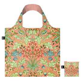 LOQI William Morris Hyacinth Recycled Bag, Multi-Colour, Contemporary, Multicolored, Contemporary