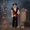 AW 5.4 Ft Pirate Captain Life Size Skeleton with 2