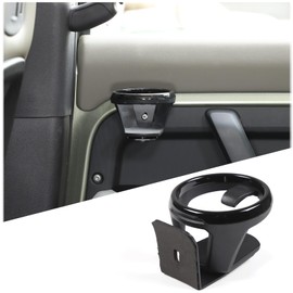 Car Front Rear Door Cup Holder, Expander Drink Holder Water Cup Holder Compatible with Land Rover Defender 90 110 130 2020 2021 2022 2023 2024