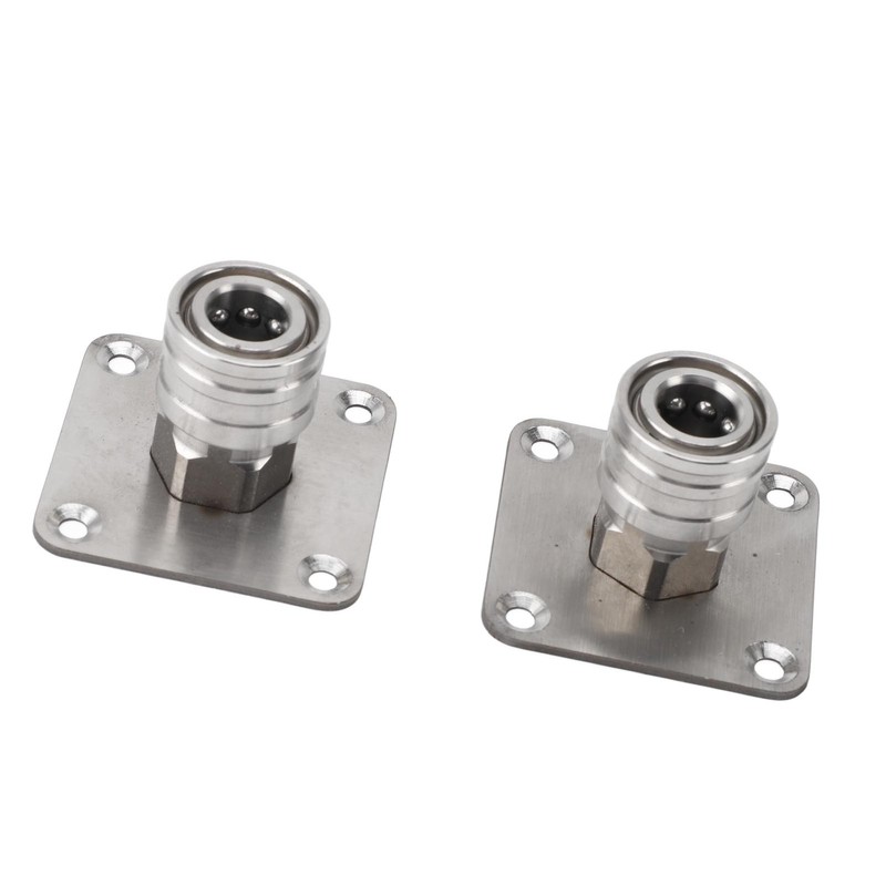 2Pcs Pressure Washer Foam Cannon Holder 1/4inch Quick Connect Stainless