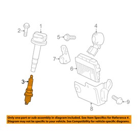 TOYOTA (トヨタ) 純正部品 スパーク プラグ アクア 品番90919-01265