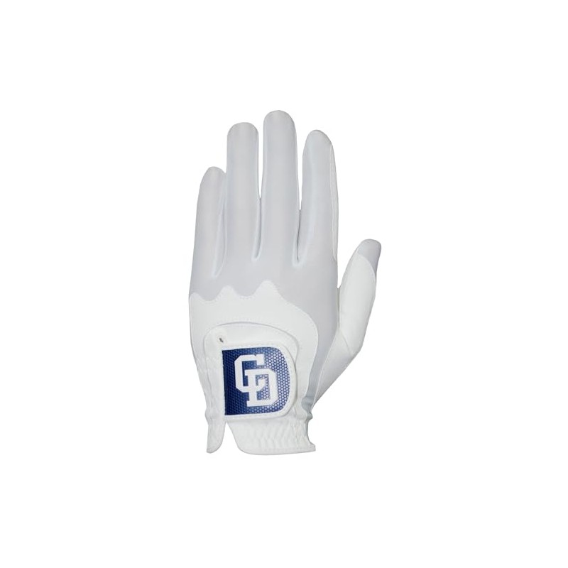 LEZAX Chunichi Dragons CDGL-4607 Golf Gloves, Left Hand, White