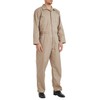 TopTie Blended Long Sleeve Coverall for Men, Khaki Coverall Regular