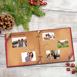 LINKEDWIN 12x12 Inch Our Adventure Book Scrapbook Album, 60 Pages (Our Adventure Book)