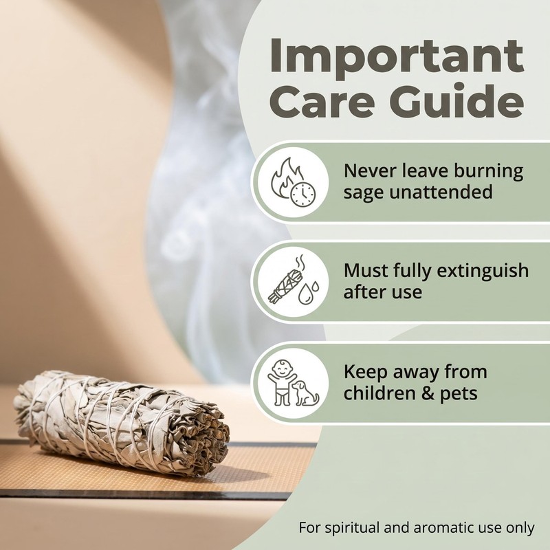 Earth Light White Sage Smudge Sticks – 3 Pack Natural