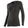 ColdPruf Women's Basic Active Wear Crew Top, Black, X-Large