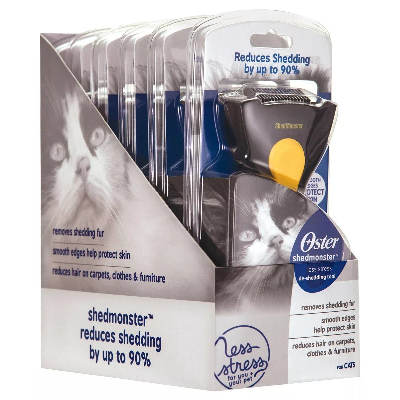 Oster Shedmonster Vet Home DIY Groomer De-Shedding Comb Grooming Tool