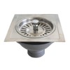 TALEA Sink Strainer for Old Sink,118*118MM Square Waste Kit, XK174-U
