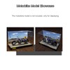 zalati Acrylic Display Case with Simulation Scenario Dustproof Display Case