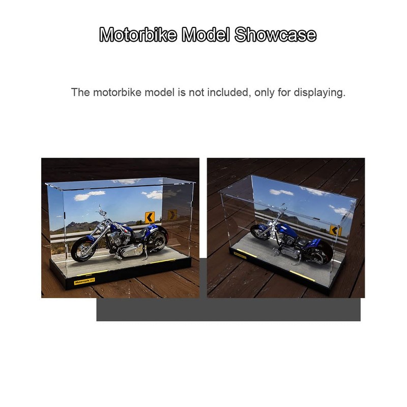 zalati Acrylic Display Case with Simulation Scenario Dustproof Display Case