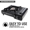 GasOne GS-1000 7,650 BTU Portable Butane Gas Stove Automatic Ignition