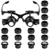 QWORK® Magnifying Glasses with Light and Headband - 8 Magnifications