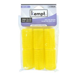 Kempt Velcro Hair Curlers 6-Pieces, Regular, Assorted Color