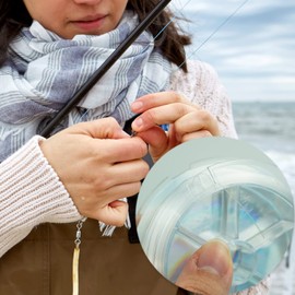 100 Meters Fishing Line with 1 Crochet Hook 0.5mm Monofilament Clear Nylon Fishing Line Strong Tension Wire Fishing Line