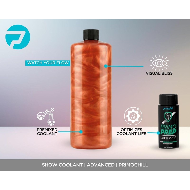 PrimoChill Vue - Computer WaterCooling Coolant, Visual Flow, Solid/Non-Transparent, Full