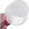 AKOAK Plastic Transparent rice Measuring Cup, 160ml Rice Cooker Measuring