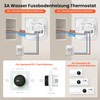 MIUCDA Smart Thermostat Water Underfloor Heating WiFi Rotary Knob Room