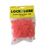 LockNLube Grease Fitting Caps (50 count) (Red)