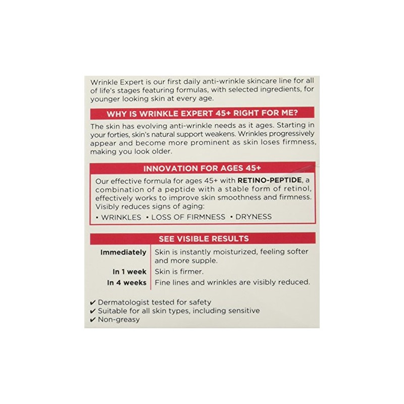L'Oreal Paris Wrinkle Expert 45+ Retino-Peptide Anti-Wrinkle Face Moisturizer