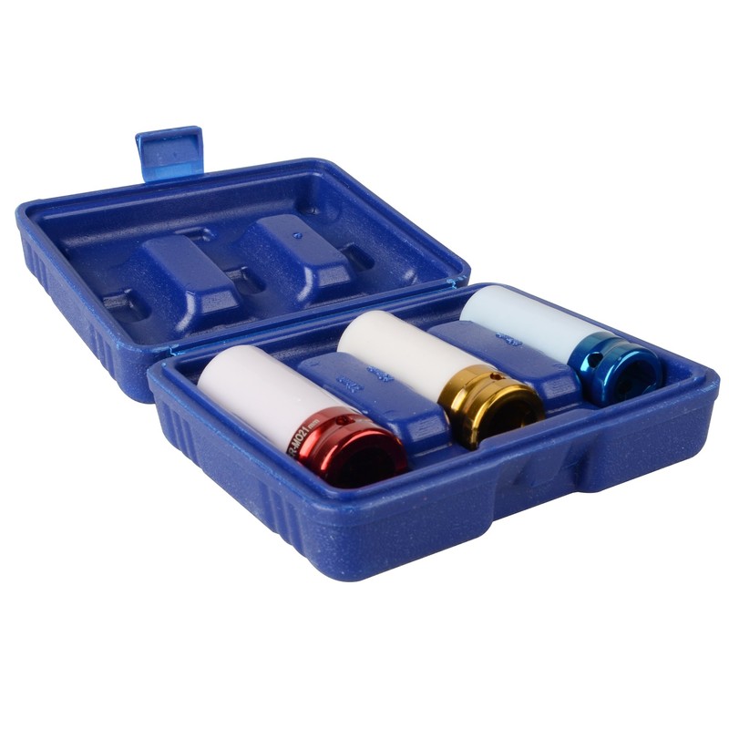 1/2-Inch Drive Metric Extra Thin Wall Deep Wheel Protector Impact