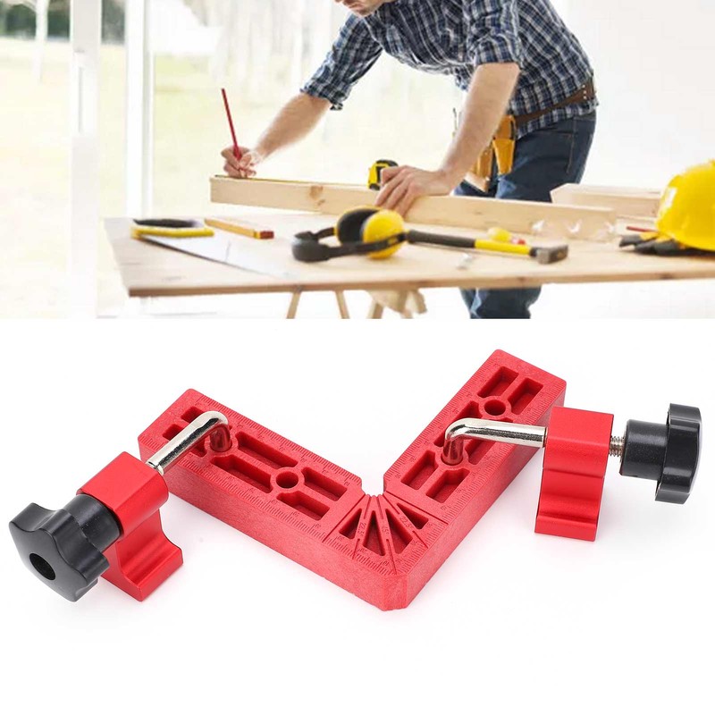 90 Degree Positioning Square Plastic Right Angle Clamp Woodworking Hand