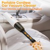 MARLALL Car Vacuum Portable Cordless Handheld Vacuum Cleaner, Rechargeable Dust