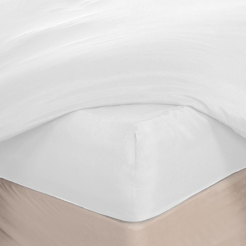 Brentfords King Size Fitted Sheets Deep Fit, Microfibre Bedsheet Easy