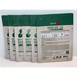 SOO’AE Facial Masks SOO’AE HANBANG MASK CICA Soothing Calming Vegan Lot of 6