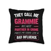 They Call Me Grammie Because Partner In Crime Funny Throw