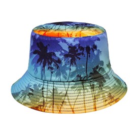 Fischerhut, verstaubarer, atmungsaktiver Sonnenhut für Damen und Herren, Teenager, Unisex, für den, Reisen, Strand, Fischermütze Beach Hat (Blue, M)