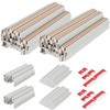 Saysurey DIN Rail Terminal Block Twin Spring Terminal Connectors Push