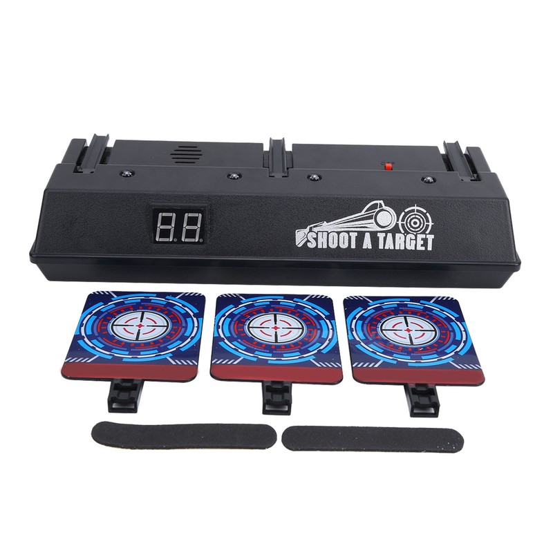 Electronic Shooting Target Auto Reset Scoring Target Sound Light Outdoor