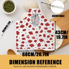 AKTAP From Blood And Ash Gifts Merch FBAA Series Inspired Apron Blood And Ash Novel Apron With Pockets for BBQ Cooking Chef (AP, Fbaa Apron-HT)