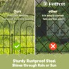 PETFORT Garden Fence Panels, 24 in (High) x 10 ft