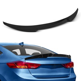 SCITOO ABS Rear Window Fit for 2015-2018 for Hyundai Elantra Glossy Black Spoiler Wing