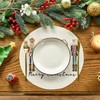 Artoid Mode Nutcracker Merry Christmas Round Placemats Set of 4