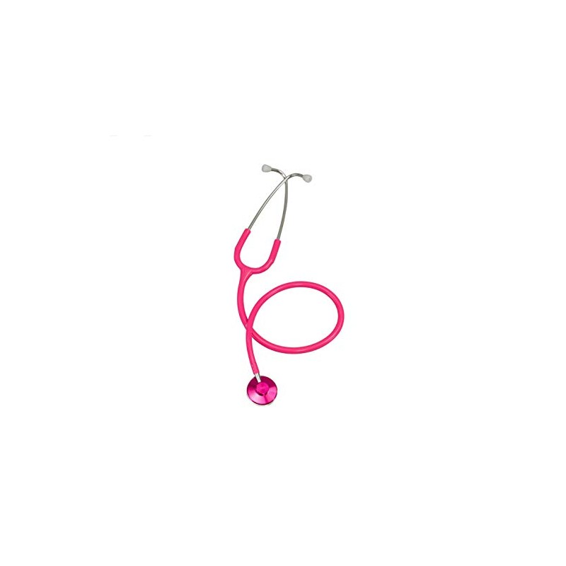 Navis 7-8348-02 Basic Nurse Scope Stethoscope, Inner Spring, Single, Pink