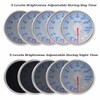Bezel Boost Gauge Kit -30inHg~30Psi White Indash Brushless Series 2-1/16''