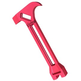 (Red) 4-in-1 Wrench One-Piece Construction, For Quick Capabilities Shutting OFF Gas and Water,Prying Doors,Digging DebrisMulti Functional Wrench