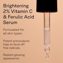 Acure | Serum iluminador de Vitamina C & Ácido Ferúlico | Sin aceites | Ayuda a prevenir manchas, 30 ml