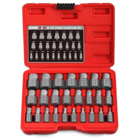 Unbranded 25-Piece Screw Extractor Set Multi-spline Extractor Set Easy Out Bolt Extractors