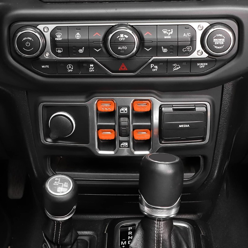 SQQP Window Switch Button Cover Trim Interior Accessories Fit for